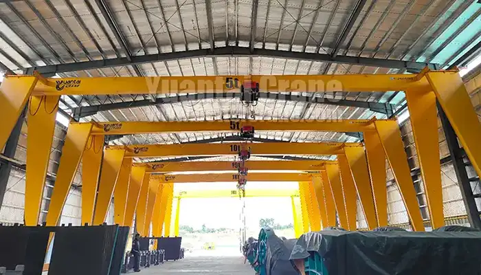 MHO single girder hoist gantry crane