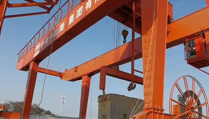  rail mounted gantry crane for subway contruction