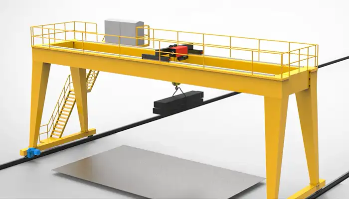 European style double girder portal gantry crane