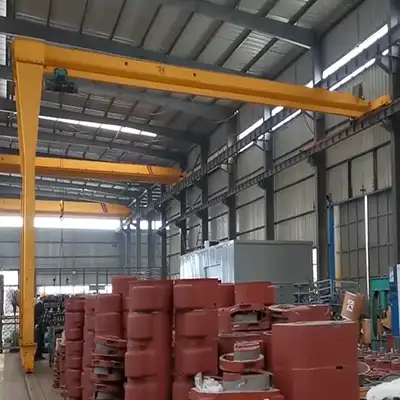 Semi-Gantry Crane 1-20 Ton | Single Leg Gantry Crane with CD/MD Hoist