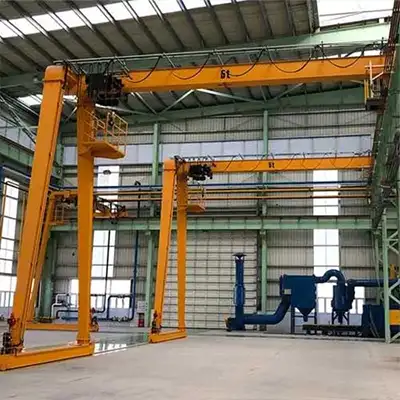 European Style Semi Gantry Crane 1-10 Ton | Single Girder I-Beam Gantry Crane