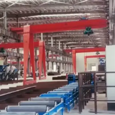 10 Ton Semi Gantry Crane | Reduce Crane Span Costs in Large Workshops