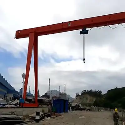 10 Ton Gantry Crane, Single Girder & Cantilever Design 