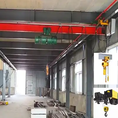 Underhung Bridge Crane 1-5 Ton | I Beam Single Girder Crane