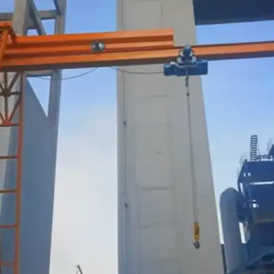Telescoping Gantry Crane | Custom Outdoor Rail Travelling Portal Crane