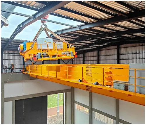 Overhead Cranes Workshops & Warehouses - Yuantai Crane - Double girder overhead crane 150 ton 23 m span project Overhead Cranes Workshops & Warehouses - Yuantai Crane - Double girder overhead crane 150 ton 23 m span project